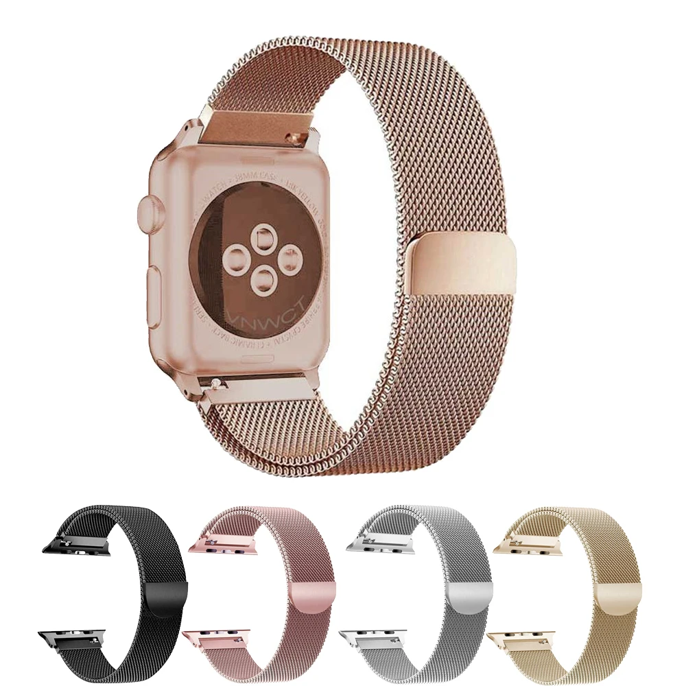 

Milanese strap For Apple Watch Band 44 mm/40mm iWatch band 42mm/38mm Stainless Steel Bracelet Milanese Loop apple watch 4 3 2 1