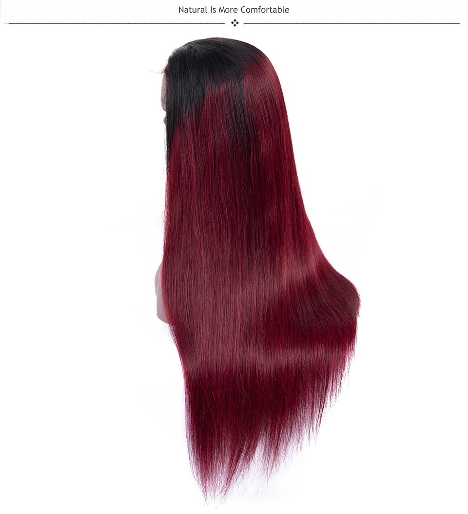 straight lace front wig