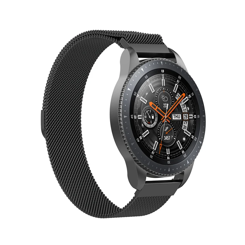 Milanese Stainless Steel Watchband for Samsung Galaxy Watch Strap Belt Wristband Magnetic Loop Watch Band 42mm 46mm 4 Colors (6)