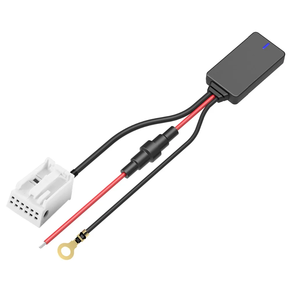 12Pin 12V Bluetooth адаптер штыревой соединитель к кабелю для подходит для Benz W169 W245 W203 W209 W164 W221 громкой связи bluetooth гарнитура для Беспроводной авто Bluetooth 4,0 автомобильный комплект