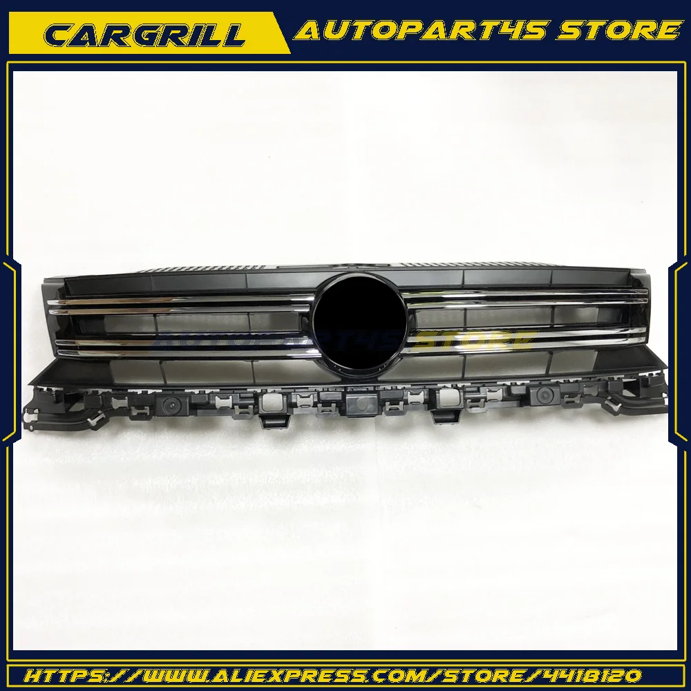 

OEM Black With Chrome Front Radiator Grille Grill for 12-17 VW Tiguan