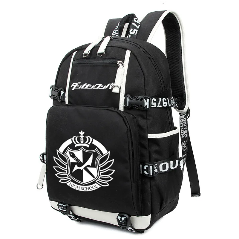  New Arrival Dangan Ronpa Danganronpa Monokuma School Backpack Cosplay Shoulder Bag Luminous Student - 32784125341