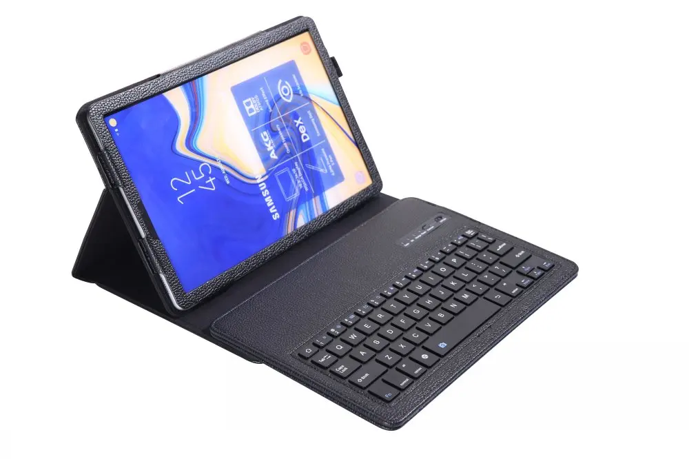 Съемная клавиатура Bluetooth кожаный чехол для Samsung Galaxy Tab S4 10,5 дюйма T830 T835 SM-T830 чехол принципиально с карандашницей