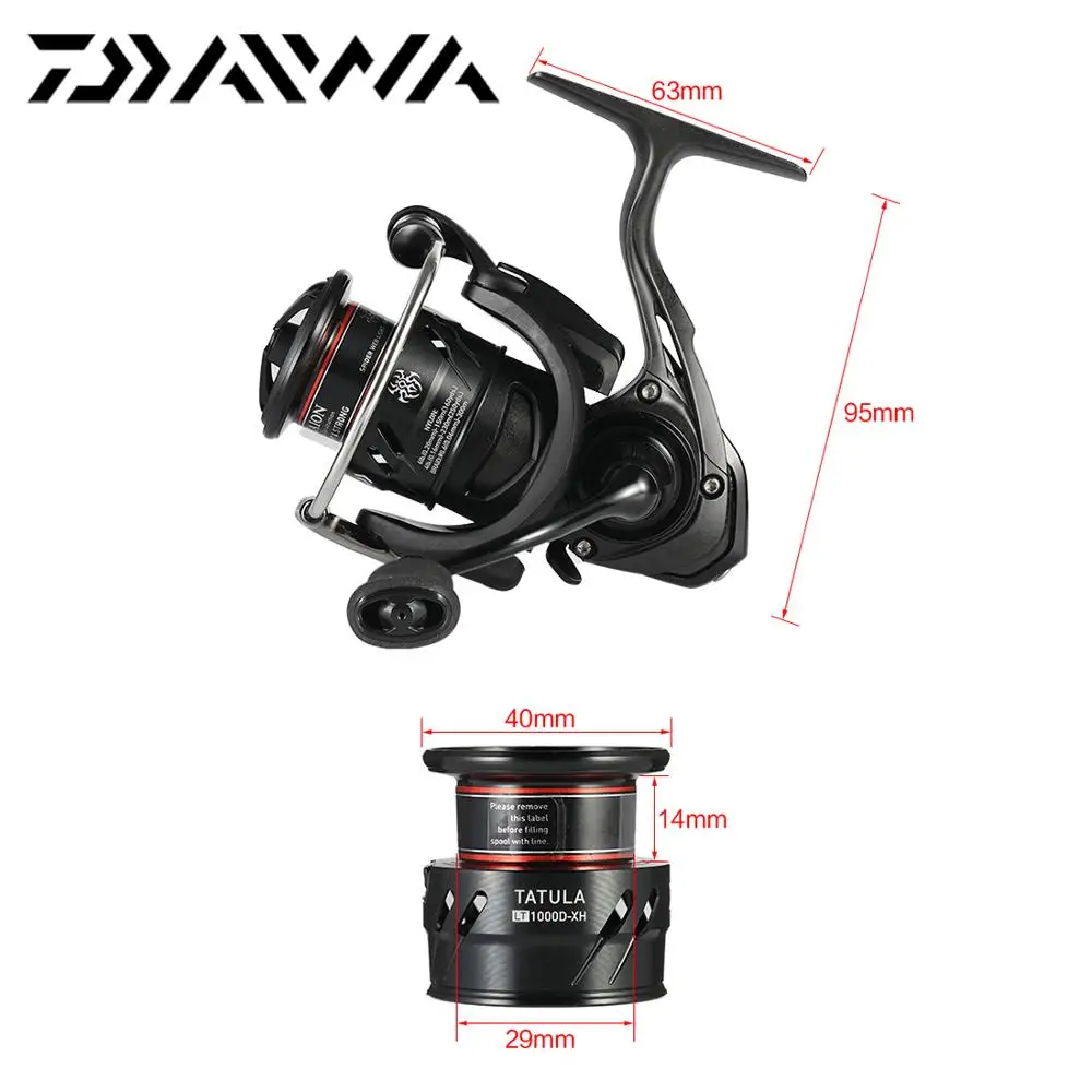 Оригинальный Daiwa tatola LT 1000D XH спиннинговая Рыболовная катушка 6 2: 1 Передаточное