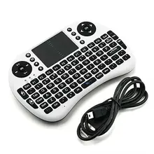 HOT Selling! 2.4G Wireless Qwerty Wifi Keyboard With Touch Pad Air Flying Squirrel/Mouse For Phone/Pad/PC/Smart TV