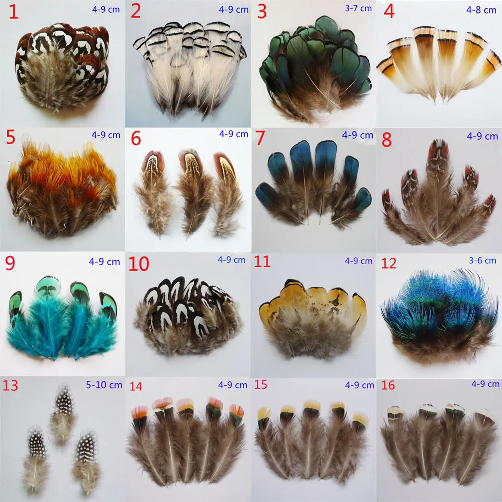 

20 Pcs High quality Natural Peacock Pheasant Tail Rooster Chicken Feathers for crafts DIY Jewelry Christmas Decoration Plume