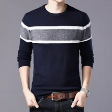 Cotton Sweater Men 2018 New Arrived Fall Winter Casual Striped Pullover Men Round Neck Patchwork Slim Fit Knitted Male Sweaters Cotton Sweater Men 2018 New Arrived Fall Winter Casual Striped Pullover Men Round Neck Patchwork Slim Fit Knitted Male Sweaters