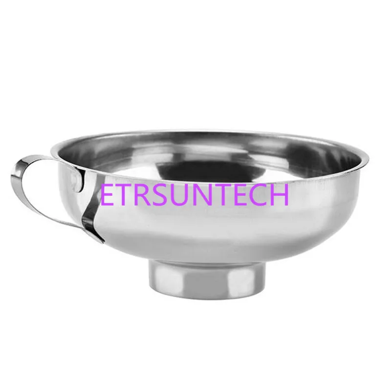 

50pcs Durable Stainless Steel Wide Mouth Canning Funnel Hopper Filter Kitchen Cooking Tools Gadgets ZA6954