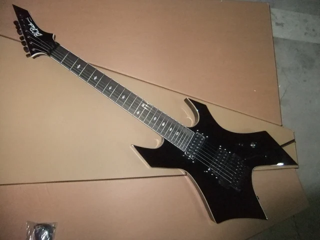 

Wholesale New Arrival BC.rich Custom Flying V Electric Guitar In Black 110505