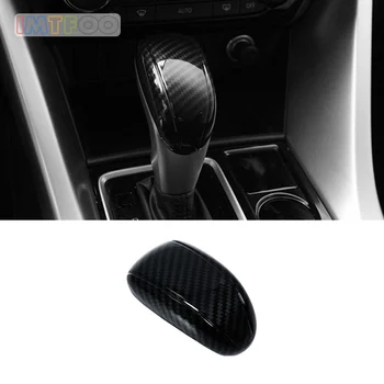 

CARBON FIBER TEXTURE GEAR SHIFT KNOB TRIM COVER MOLDING FOR MITSUBISHI ECLIPSE CROSS 2018 2019 ACCESSORIES CAR STYLING