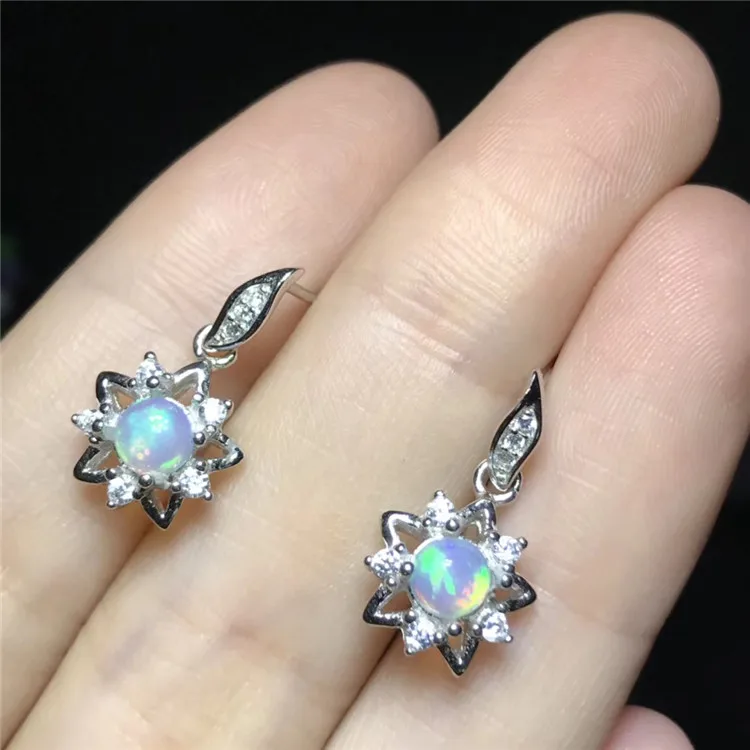 

100% NATURAL ETHIOPIAN WELO FIRE OPAL CABOCHON 4*5mm 1 pair