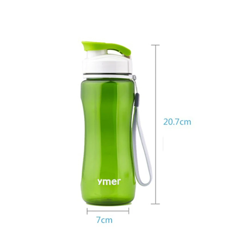 560 мл здоровый портативный спорт бутылки воды простые пространство пластиковый стаканчик туризм Runing бутылка для воды