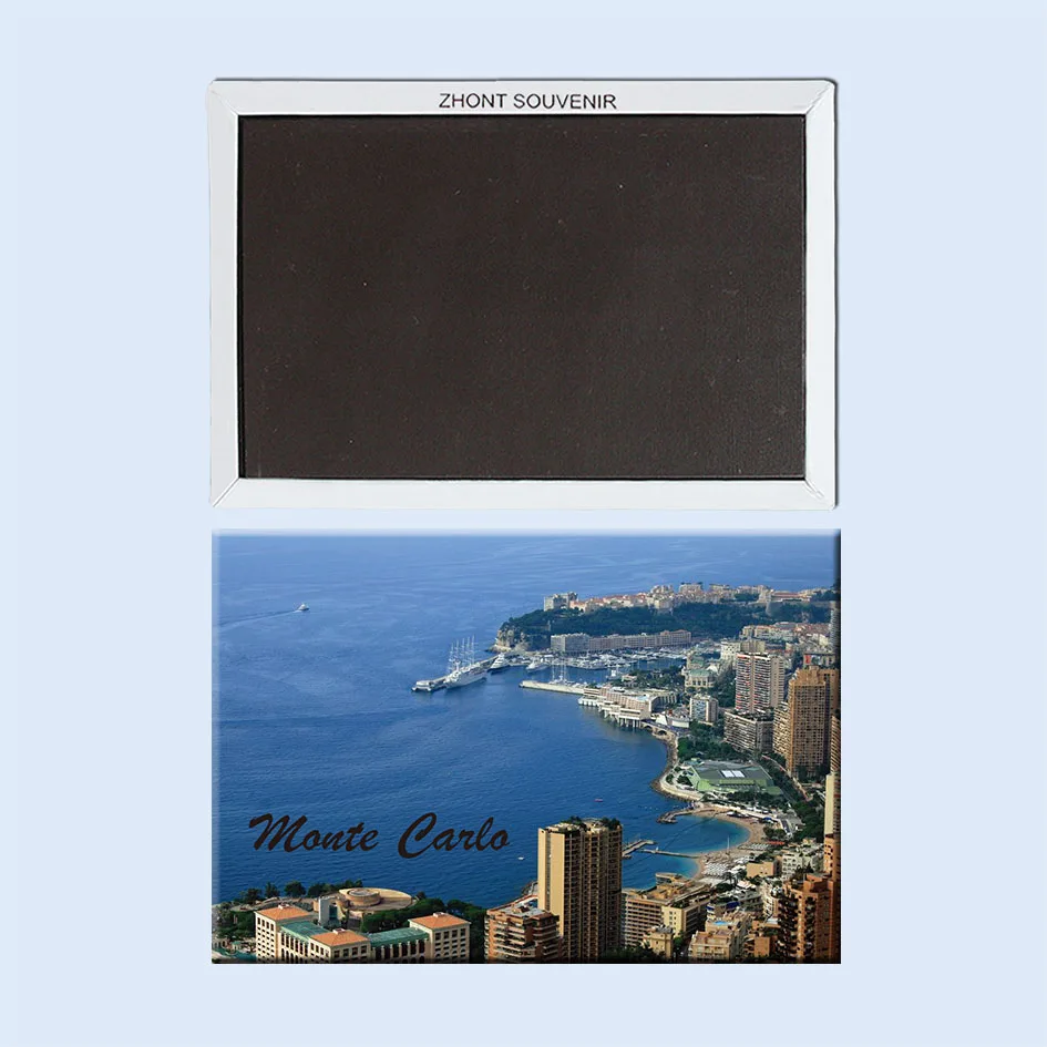 

The Principality of Monaco,Monte-Carlo Fridge Magnets 21988 World Scene Tourist,Photograph Memory