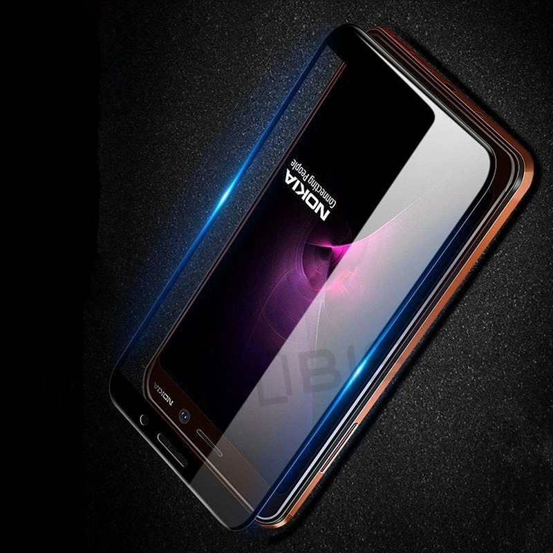 Закаленное стекло 5D и 9D с полным покрытием для Nokia 2 1 5 6 7 8 Plus X5 X6 X7 3 4 Защитная