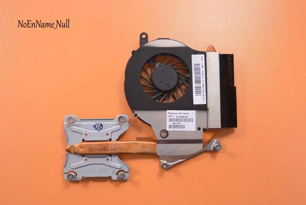 

Free Shipping New original heatsink and FAN for hp G62 G72 612355-001 1A01EYR00-600-G independent Thermal Module