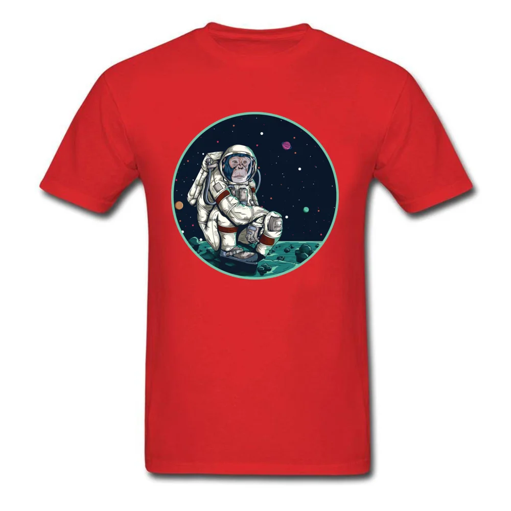 New Arrival Space Monkey Unique Short Sleeve T Shirts VALENTINE DAY O Neck Cotton Fabric Tops & Tees for Boys Tops Shirts Street Space Monkey red