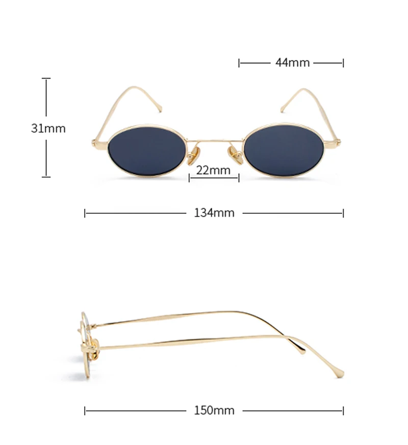 Round Mirrored Sunglasses  detail (7)