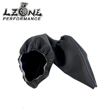 LZONE – For BMW 3 Series E36 E46 M3 Car Shift Gear Stick Manual Handbrake Gaiter Shift Boot Black Leather Boot Car-Styling