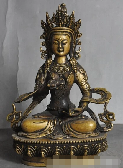 

Фотообои 9 дюймов, модель Vajrasattva, тара Кван-Инь, медное украшение для сада