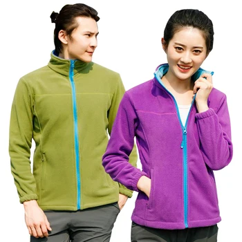 

Outdoor Men Women Fleece Thermal Windbreaker Jacket Quick Dry Keep Warm Anti-sweat Coats Men Women Climbing Fishing Jacket