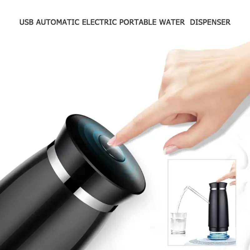 4 Вт USB Перезаряжаемый диспенсер для водяного насоса автоматический электрический портативный галлон питьевой дозатор для бутылки кухонная посуда для питья
