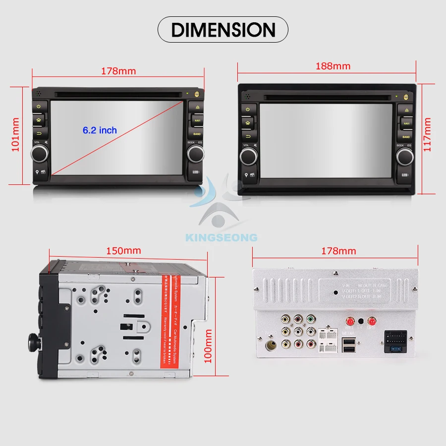 Flash Deal 2Din Android 8.0 GPS Car Stereo FOR Nissan CD MP3 Player Universal 3G Navi DAB+DVB-T 23