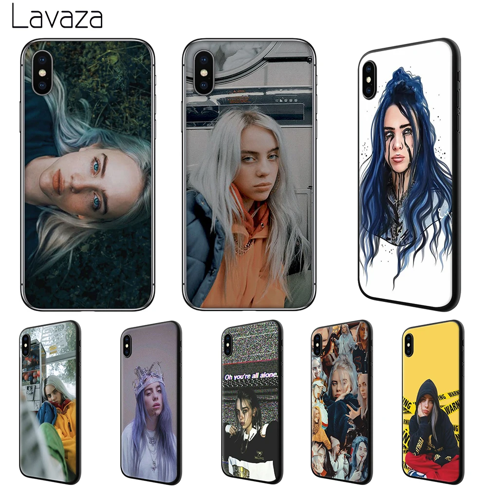 

Lavaza Billie Eilish Soft Silicone Case Cover for Apple iPhone 6 6S 7 8 Plus 5 5S SE X XS MAX XR TPU Cases