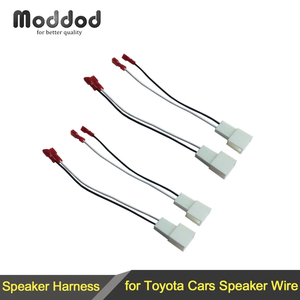 

2 X Pairs Wire Cable Wiring Harness for Toyota Scion Ponitac Lexus Vehicles Speakers Adapter Connector Adaptor Plug 4pcs