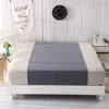 Earthing Sheets, Grounding Flat Sheets Bed sheet 90% Organic Cotton+10% Pure Silver Fiber Grey 60*265cm/23*104inch 4