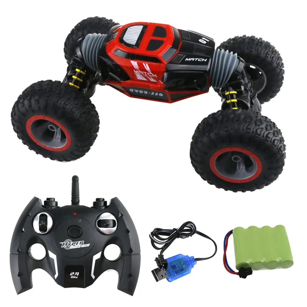 New RC Car 4WD Scale Double-sided 2.4ghz One Key Transformation Vehicle Varanid Climbing Car Remote control Toys