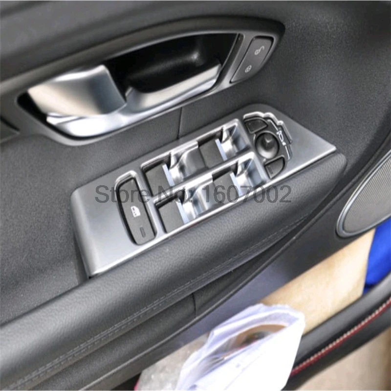 

For Land range Rover Evoque 2014 2015 ABS Chrome Door window lifter switch button knob panel armrest Accessories Trim