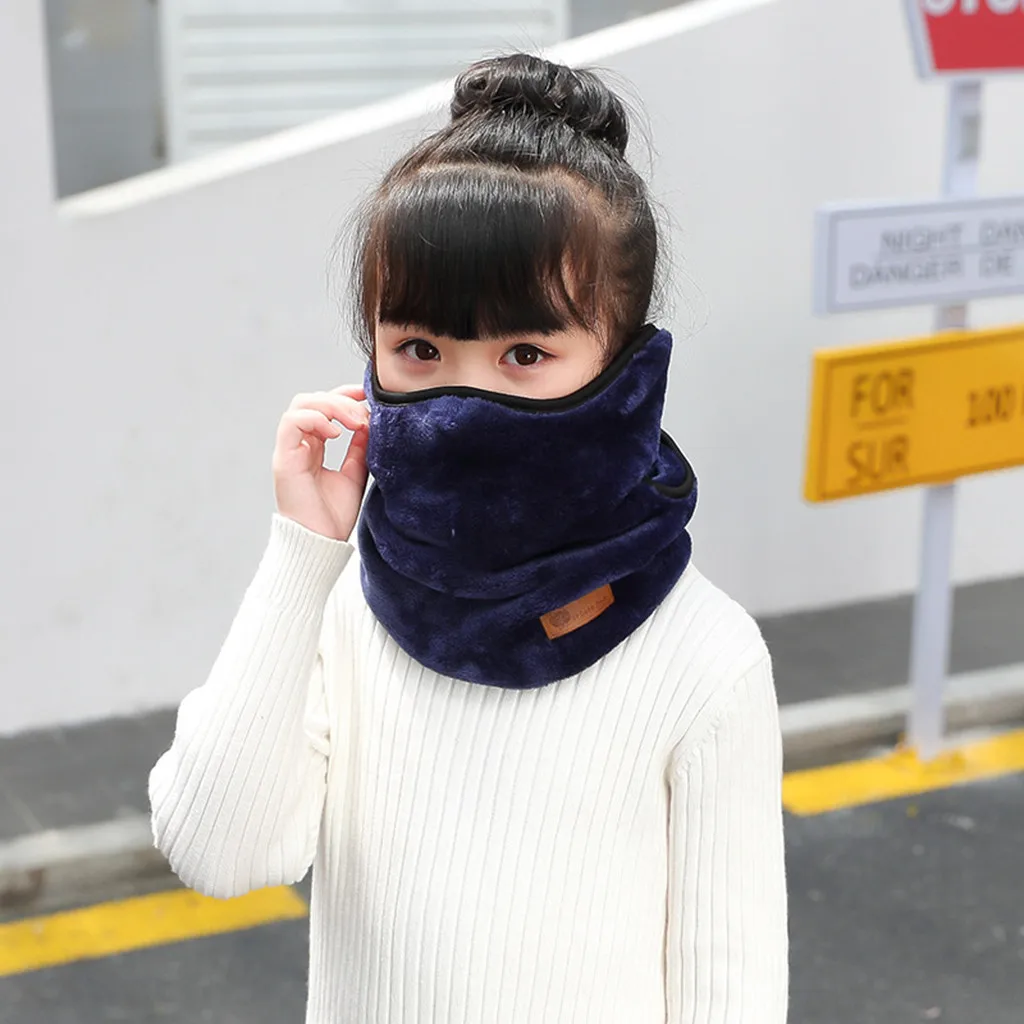 

New Children Anti Cold Mask Warm Winter Ski Bike Bicycle Cycling Sports Half Face Neck Mask Windproof Face Mask Ski