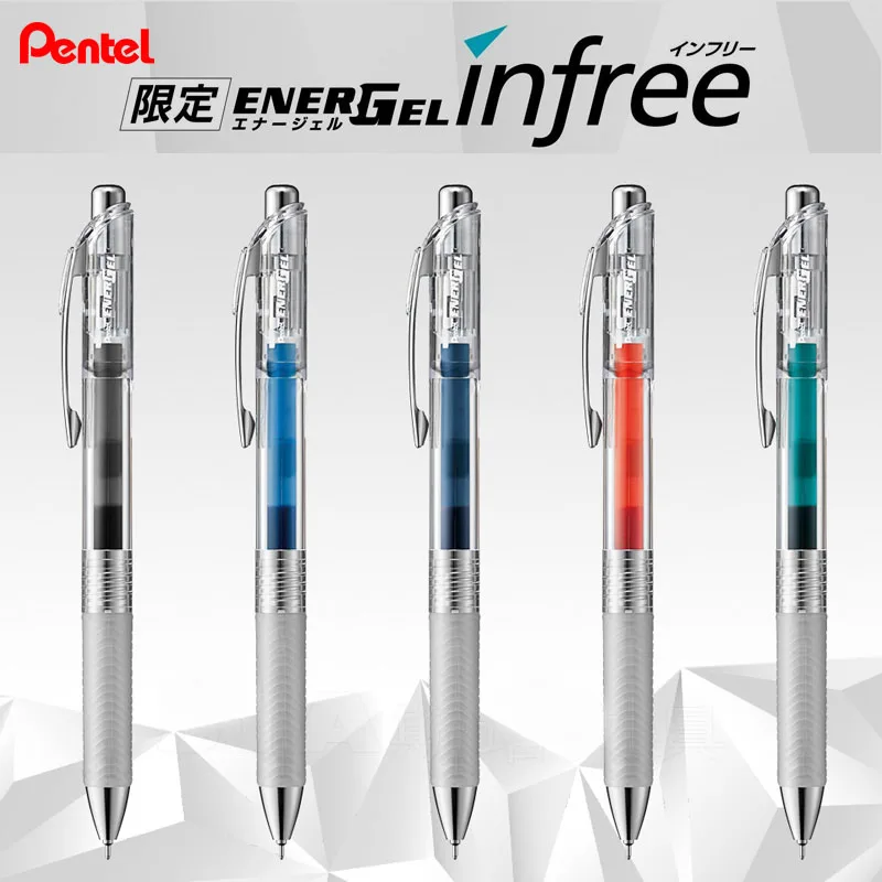 JIANWU Japan Pentel прозрачный цветной стержень сменный гелевый карандаш Ограниченная серия пресс-ручка BLN75 нейтральная ручка kawaii школьные принадлежности 0,5 мм