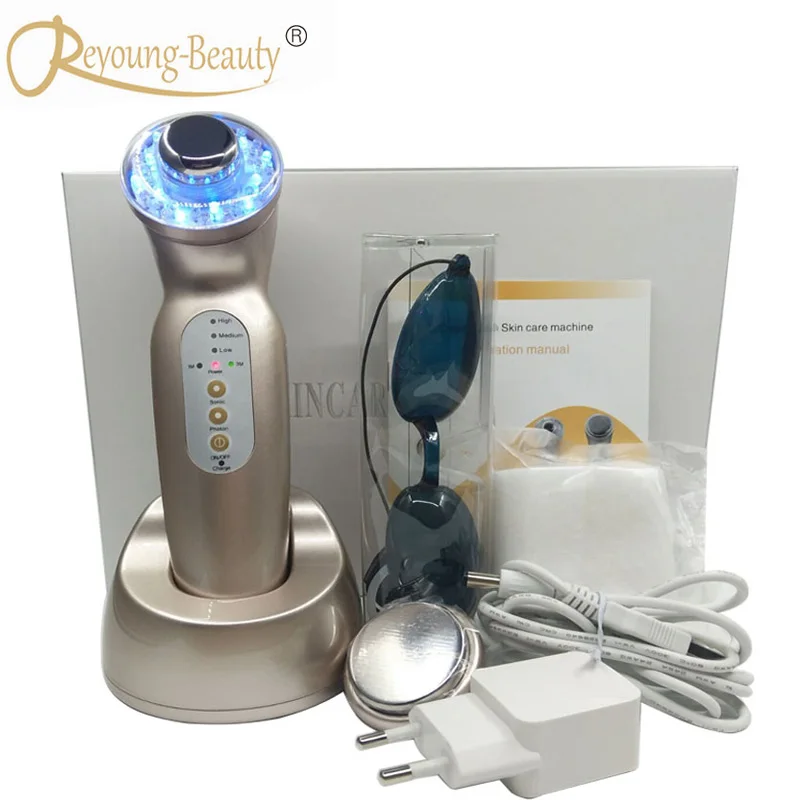 

Deep Pores Cleansing Skin Lifting Tightening Ultrasonic Photon Therapy Fat Burn Face Slim And Body Beauty Slimming Massager