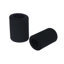 10 шт./лот пены памяти средства ухода за кожей покрытие рукоятки машинки для татуажа 28/35 мм-ручка для нанесения татуировок машина крышка новые черные