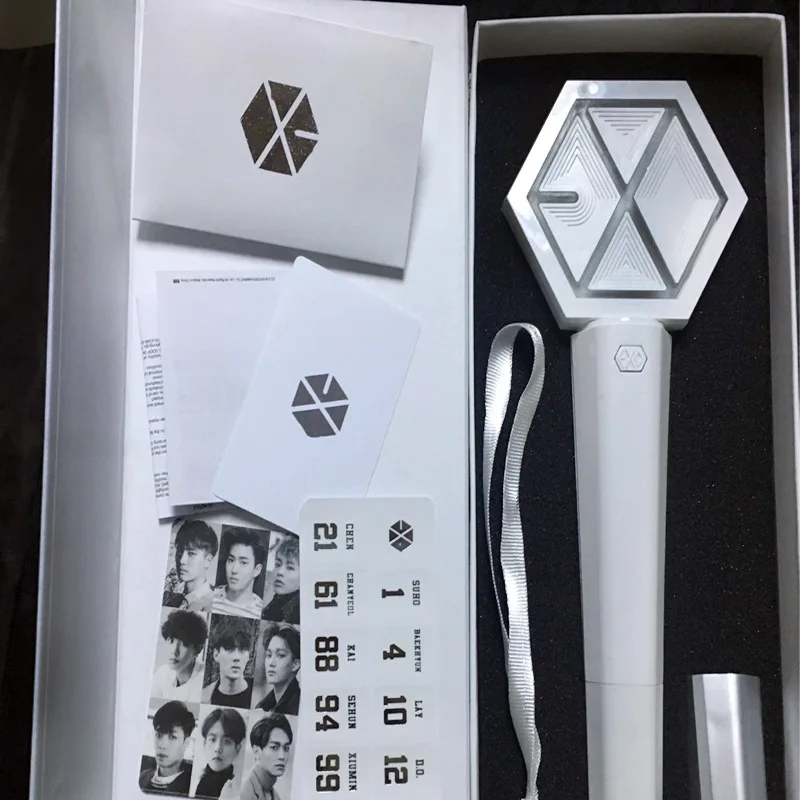 Рождественские подарки Kpop светильник EXO Stick Sehun Chanyeol лежа концертная светящаяся