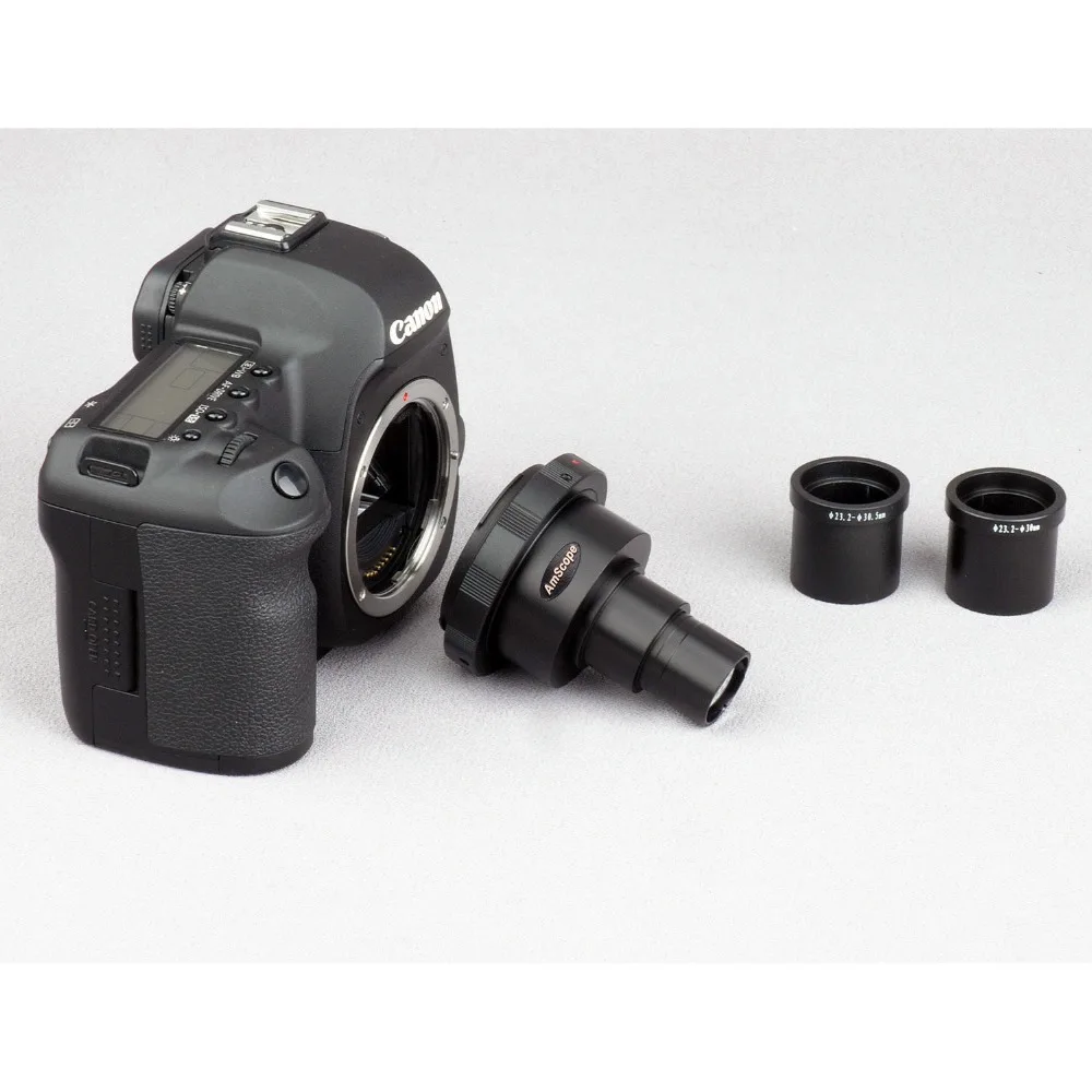 

AmScope CA-CAN-NIK-SLR Canon and Nikon SLR/DSLR Camera Adapter for Microscopes