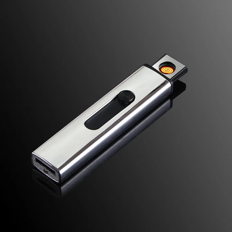 Портативная Usb зарядка Зажигалка металлическая ветрозащитная точка детектор дыма электрическая зажигалка