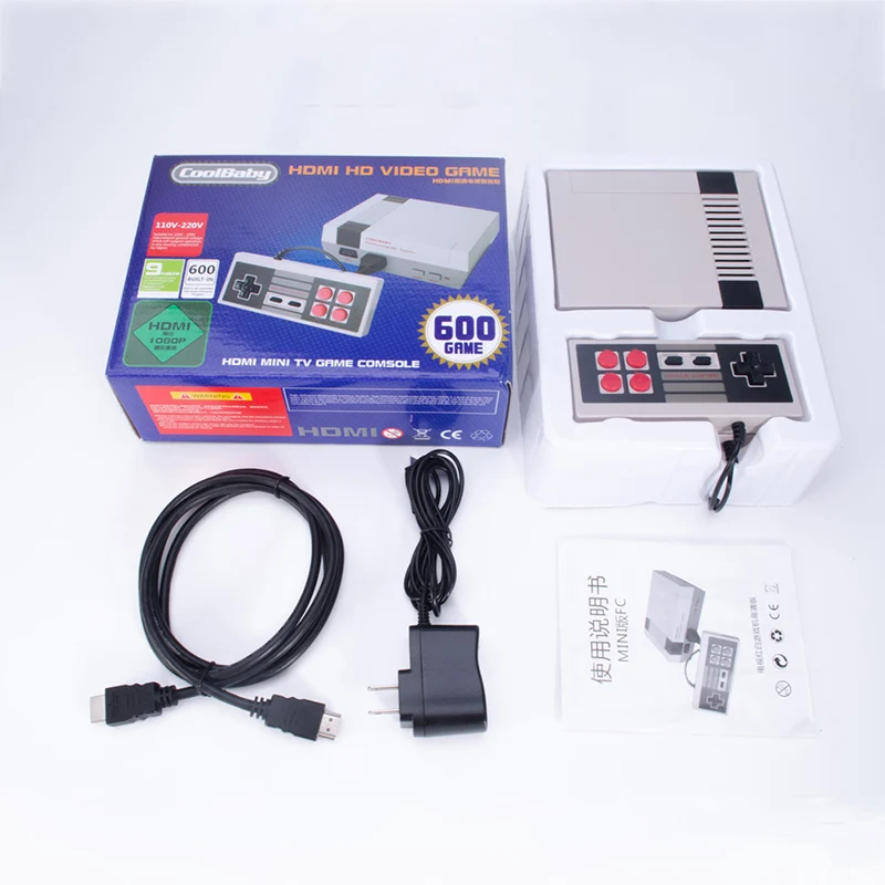 

COOLBABY Mini Console Support TV Handheld Game Player Video Game Console To TV With 600 Built-in Games