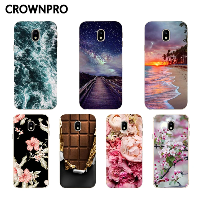 CROWNPRO Cases For Samsung J7 2017 Case Soft Silicone TPU Back Cover ...