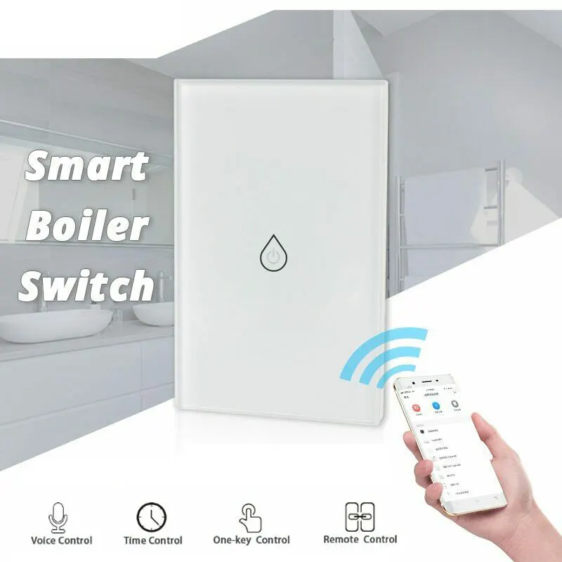

2019 Wifi Boiler Switch Wireless Timing Wifi Water Heater Switch 120 Type inteligent Home Appliances Smart Boiler Switch
