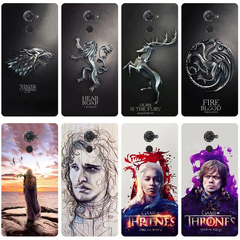 

For Game of Thrones Drogon Painted Silicone Phone Cover Case For Vodafone Smart V8 VFD710 VFD 710 VFD-710 Bag Cases Cover