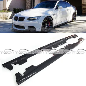 

OLOTDI Car Styling E Style Carbon Fiber Body Trim Side Skirt Bumper Extension Lip For BMW 3 Series E92 E93 M3 2008-2013