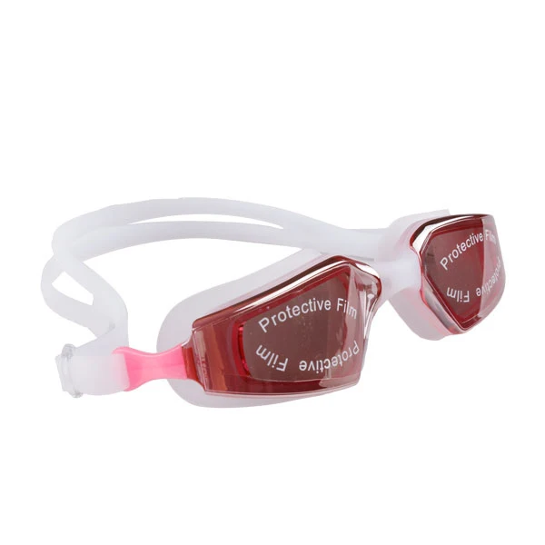 Новая мужская и женская спортивная одежда унисекс анти-туман УФ Защита водонепроницаемые очки для плавания 4 цвета 201 - Цвет: Розовый
