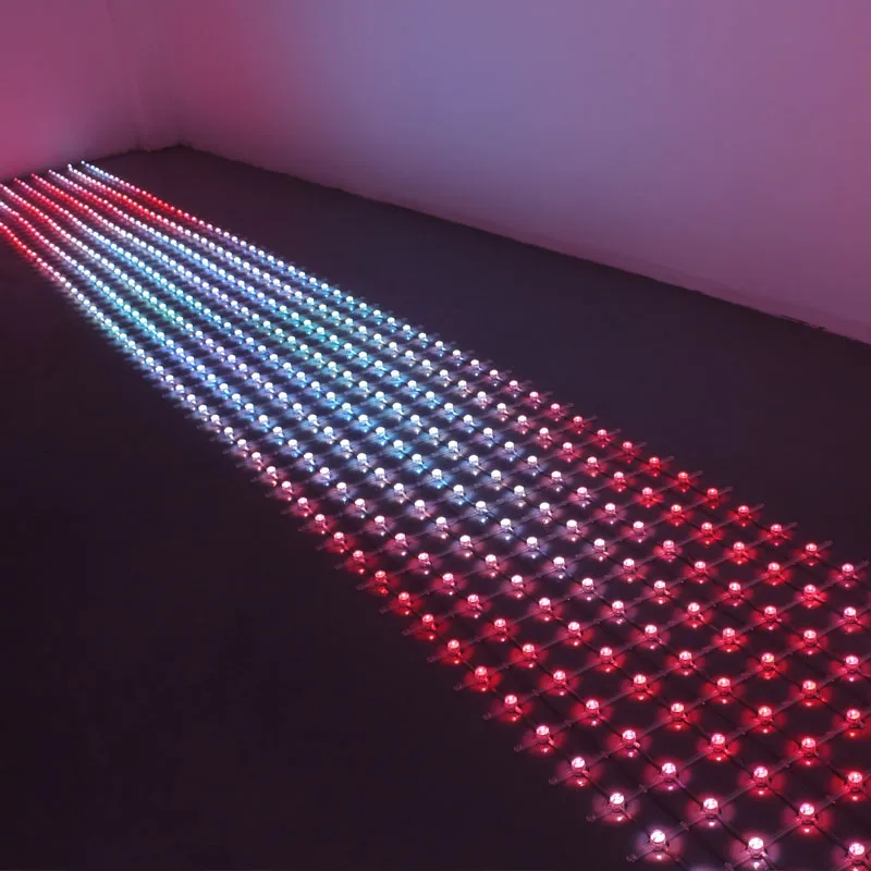 

100PCS E20C 20mm Diameter LED 3535 RGB Full Color Grid Screen 5V UCS1903 IC Module Lights
