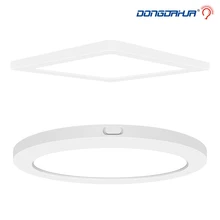 LED panel ışıkları Ultra Ince gömme aydınlatma 5 W 6 W 12 W 18 W 24 W Kare Yuvarlak panel lambası LED Downlight Beyaz Sıcak beyaz 6 adet/grup(China)