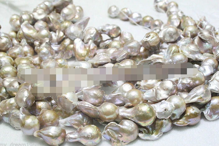 

shitou 00559 15-20MM SOUTH SEA BAROQUE KESHI AKOYA PEARL LOOSE BEADS 15