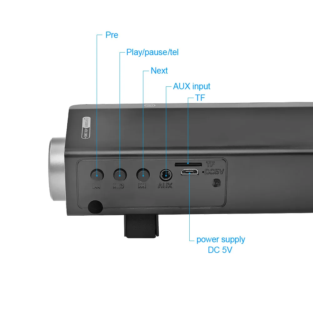 Портативная беспроводная звуковая панель AIYIMA Bluetooth колонка ТВ USB для ПК s домашний