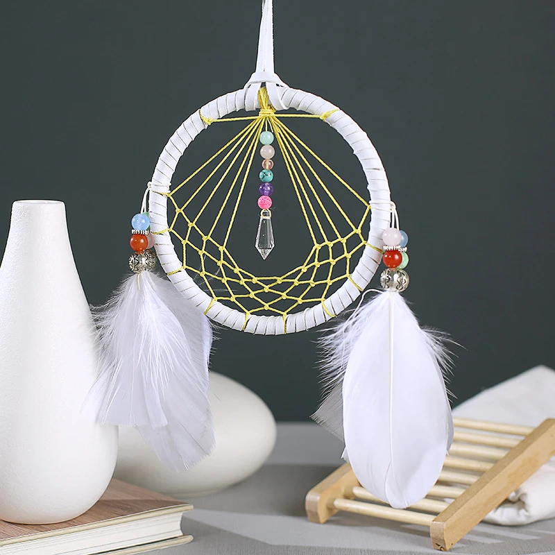 

2018 New Crystal Wind Chime Pendant Creative Wall Decoration Dream Catcher Wall Bedroom Living Room Home Decoration Ornaments
