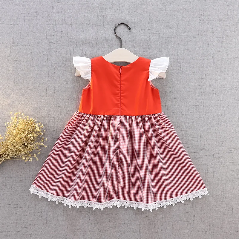 94-16-Cartoon Kids Princess Dresses for Girl
